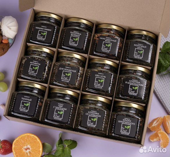 Подарочный набор чая ко дню рождения