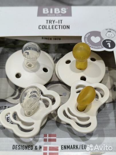 Соски пустышки Bibs Try-it collection 0+