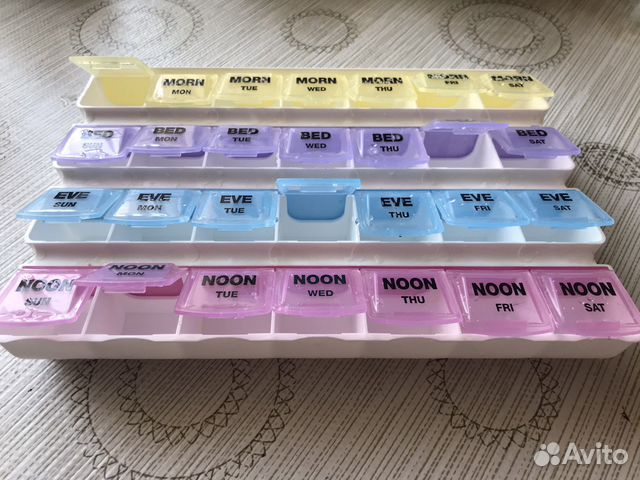 Коробка для лекарств, таблетница