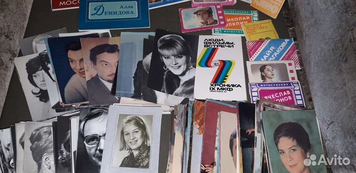 Наборы, фото артистов СССР