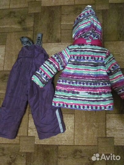 Костюм зима новый для девочки 86