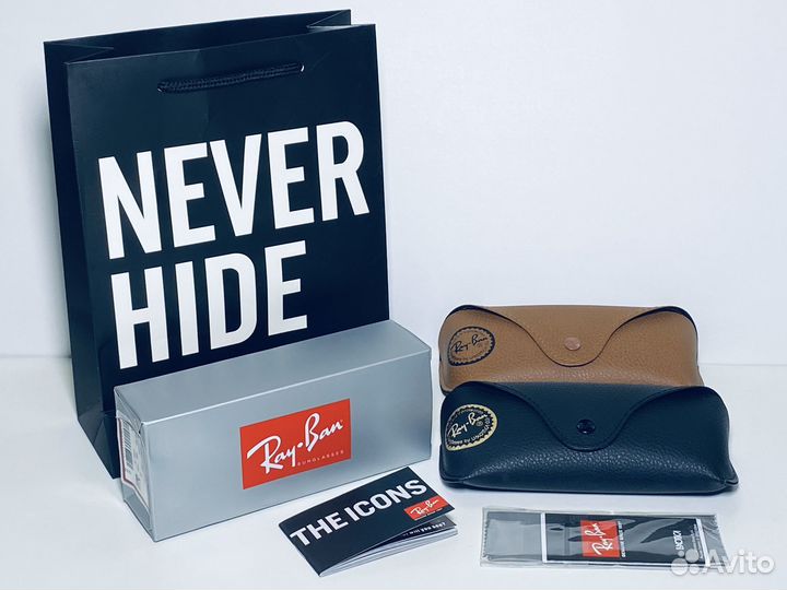 Очки Ray Ban Round RB 3647 золото,стекло