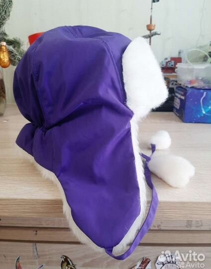 Новая зимняя шапка для девочки. 54-56