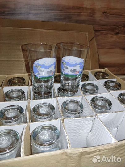 Стаканы новые в коробке