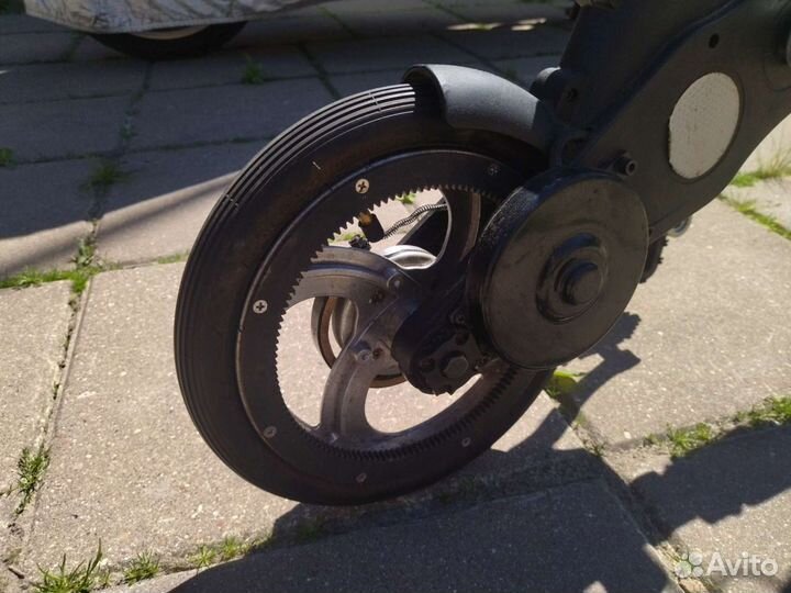 Электро велосипед складной почти новый