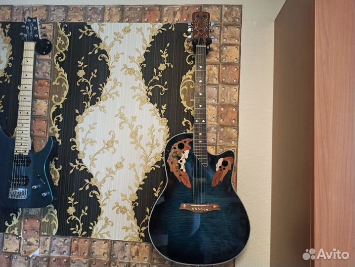 Электро акустика гитара crusader CR-41(Ovation )