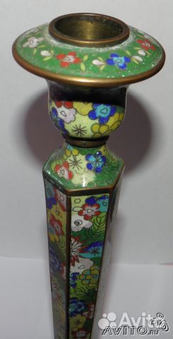 Подсвечники клуазоне. Китай