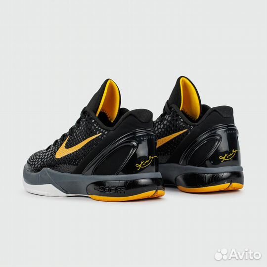 Кроссовки Nike Kobe 6 Protro Black Yellow