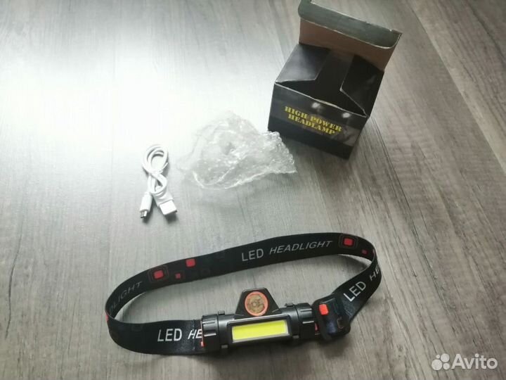 Налобный фонарь 2в1