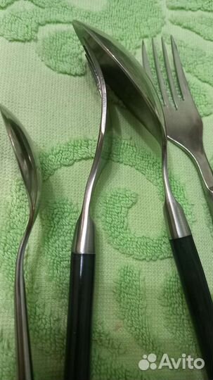 Наборы стол. приборов СССР нерж.и дерево