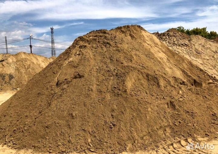 Песок карьерный