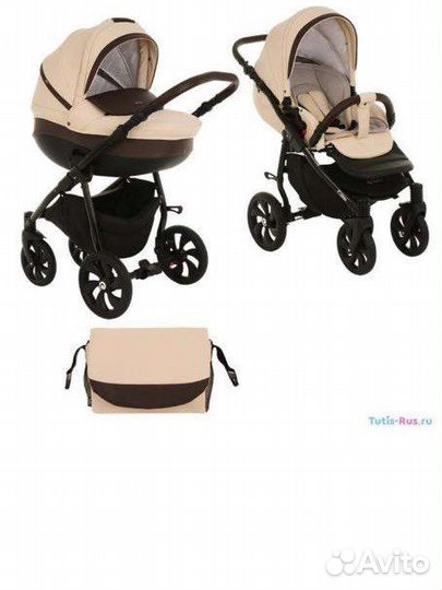 Коляска 2 в 1 Tutis nanni экокожа