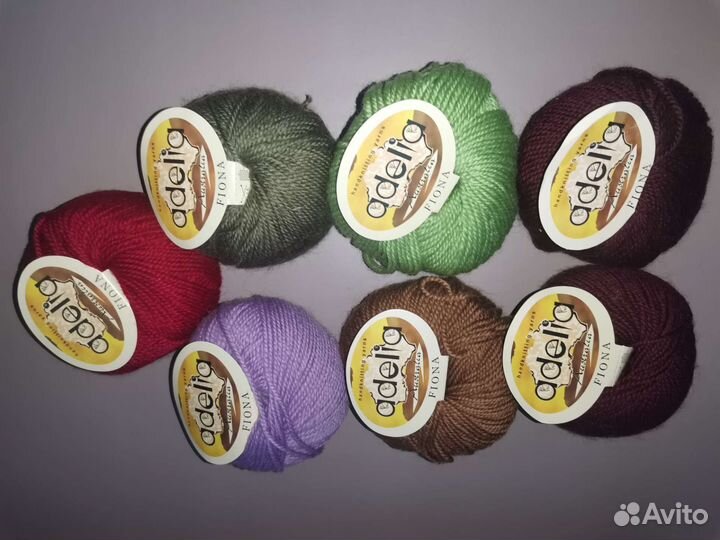 Пряжа нитки для вязания цена за все
