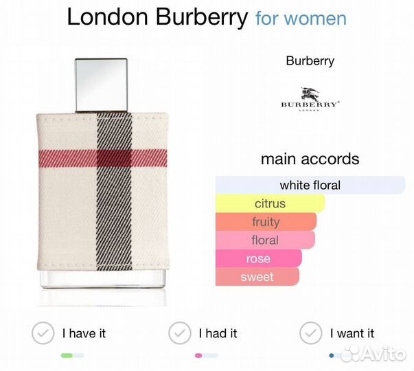 Burberry London for her