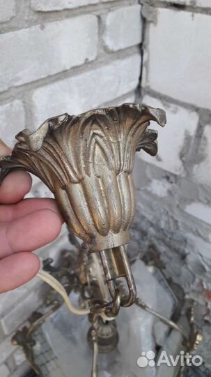 Бронзовая люстра СССР