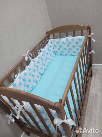 Бортики-заборчики в детскую кроватку