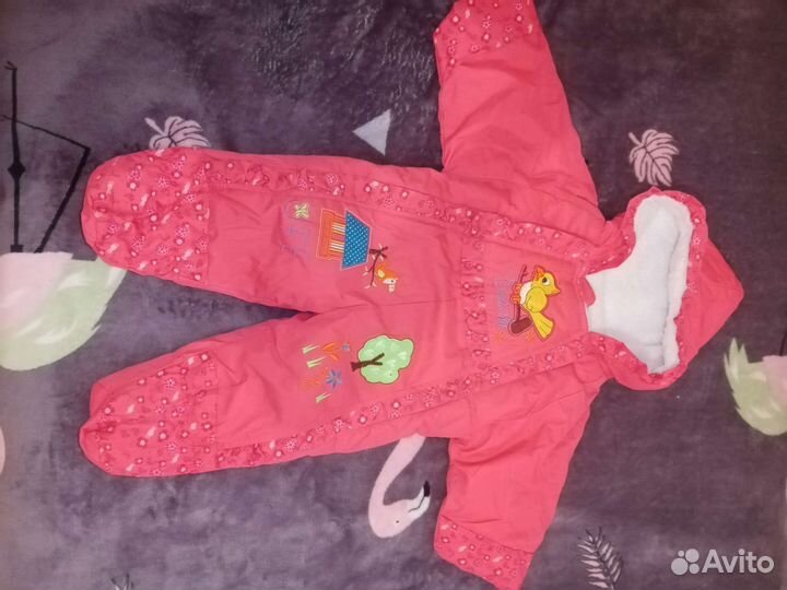 Детский комбинезон для девочки (зима)
