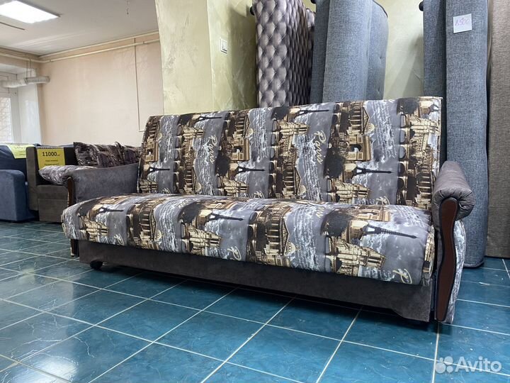 Диван книжка пружинный блок