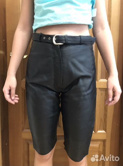 Шорты кожанные 44-46