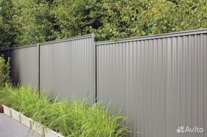 Заборы из профнастила