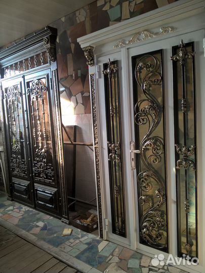 Дверь кованая 