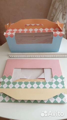 Кондитерская упаковка - коробка, пакетики для упак