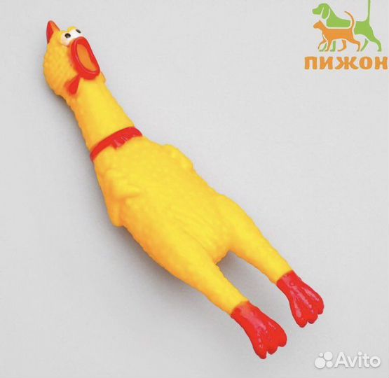 Курица пищалка для собак