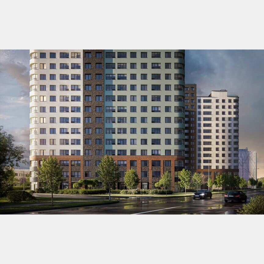 1-к. квартира, 35,1 м², 11/17 эт.