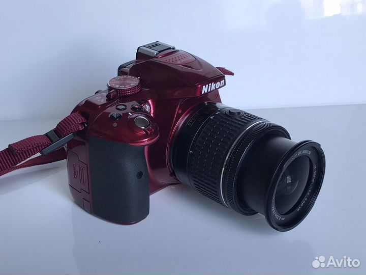 Nikon d5300 red kit 18-55 af-p
