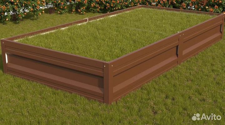 Грядки оцинкованные полимерные