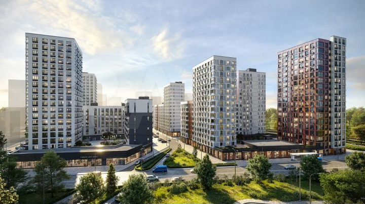 1-к. квартира, 34 м², 4/21 эт.