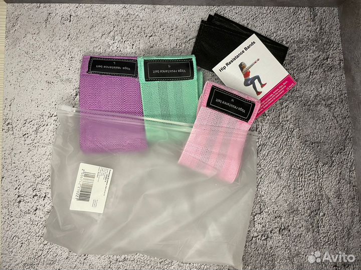 Фитнес резинки тканевые