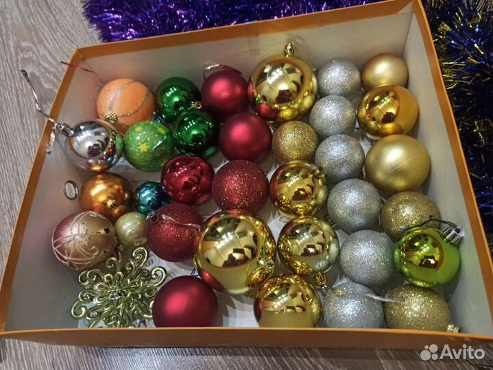 Новогодние игрушки на елку