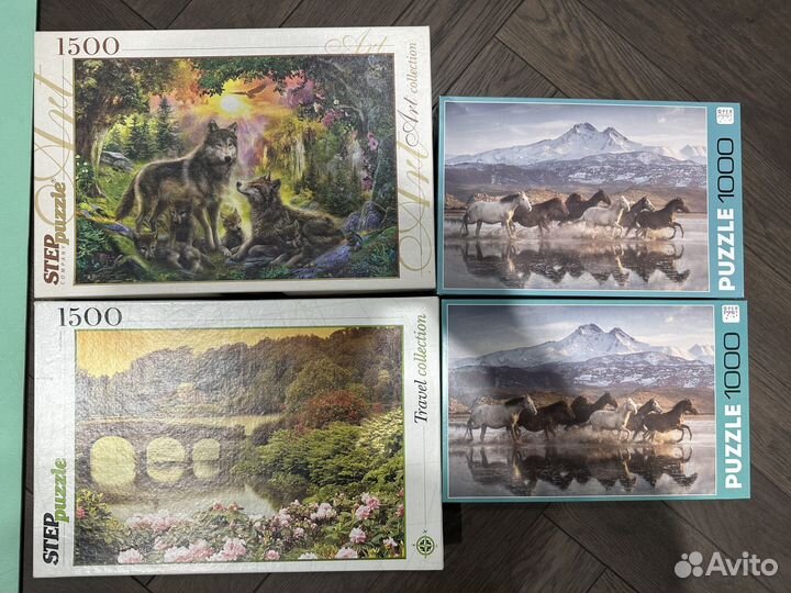 Пазлы 500, 1000, 1500, 2000 деталей