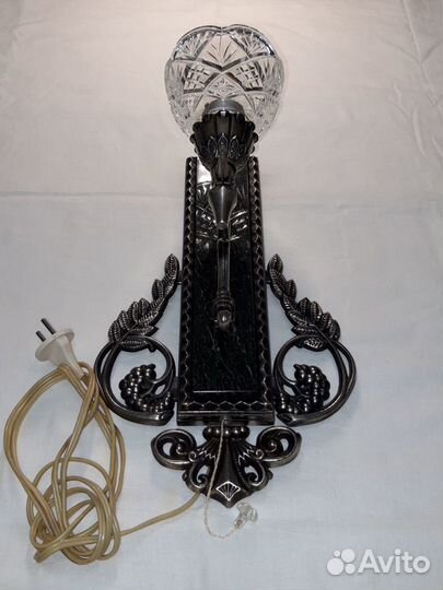 Светильник бра С камнем змеевик СССР