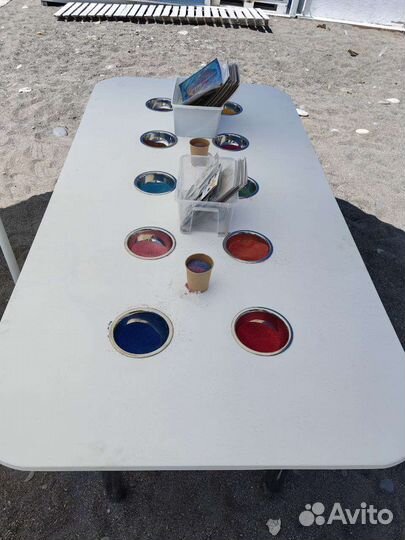 Цветной песок для творчества