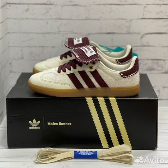 Adidas Samba X Wales Bonner Pony Tonal Cream White