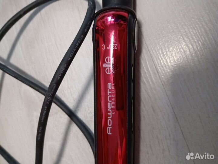 Выпрямитель для волос rowenta liss&curl