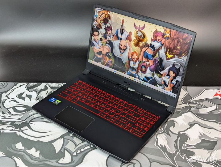 MSI Katana GF66 I5-11400H RTX3060 16GB 512GB SSD