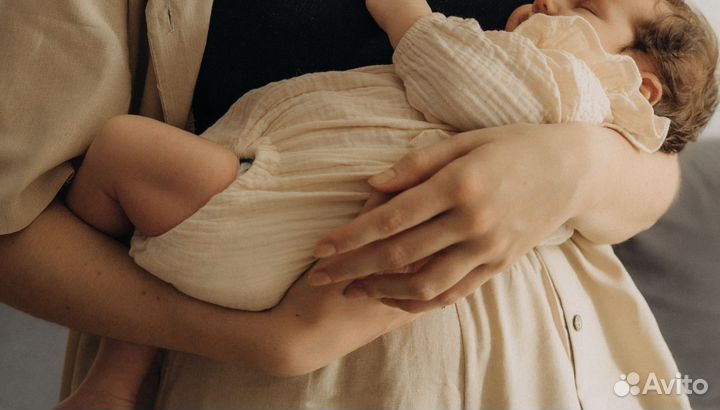 Боди для новорожденных девочек 62 муслин
