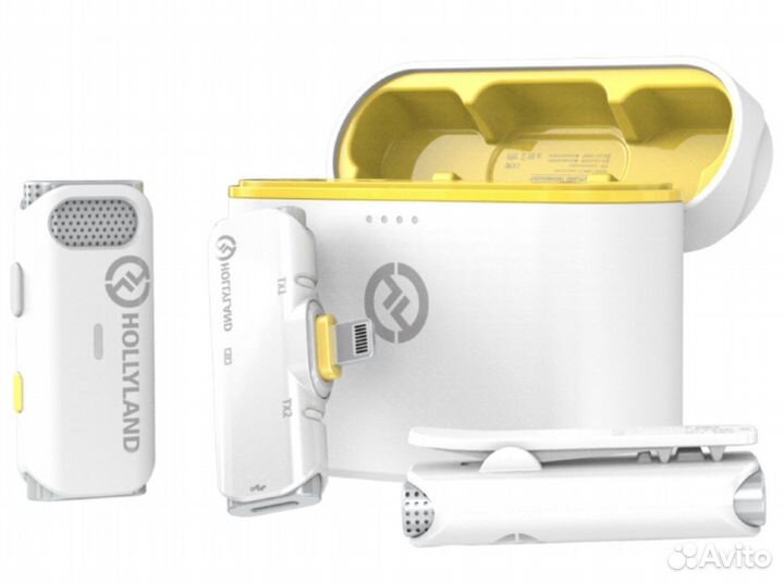 Радиосистема Hollyland Lark C1 Duo Lightning Белая