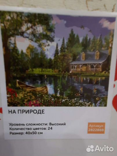 Картина по номерам новая