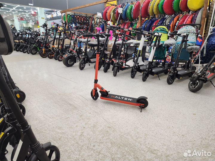 Электросамокат Halten Junior красный гарантия