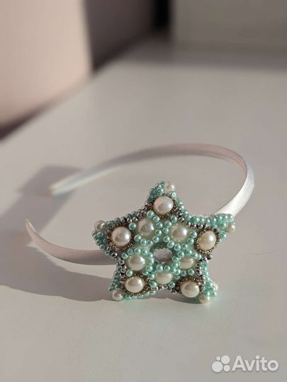 Детский ободок ручной работы