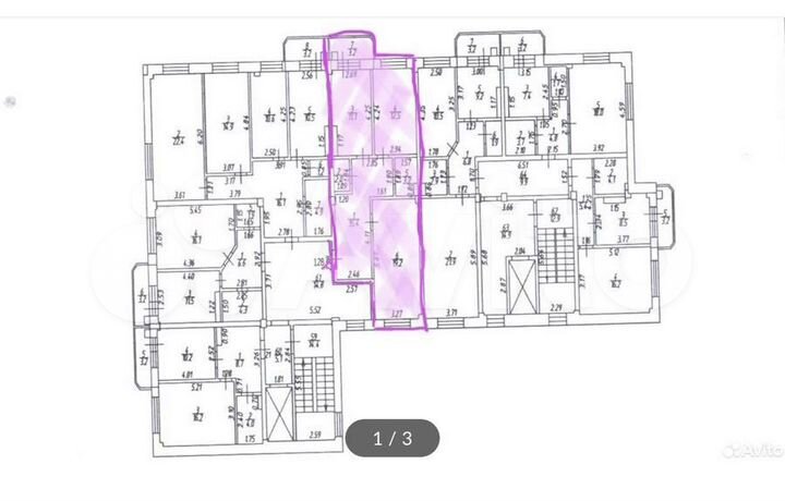2-к. квартира, 65 м², 6/9 эт.