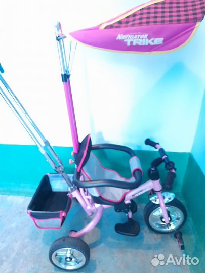 Детский трехколесный велосипед бу