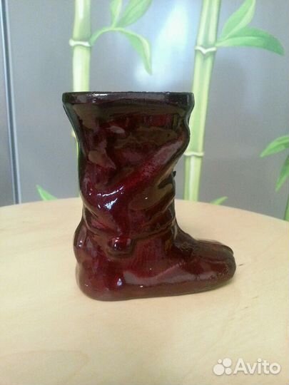 Металлический сапожок, СССР (пепельница)