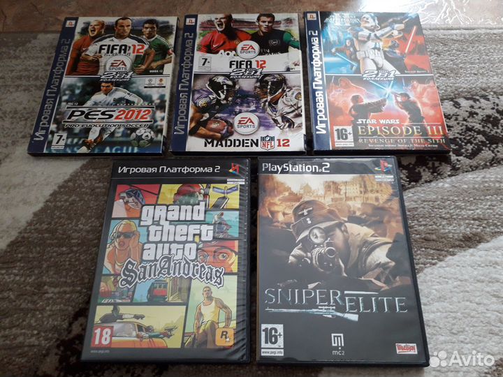 Консоль PS2. GTA San Andreas и другие игры