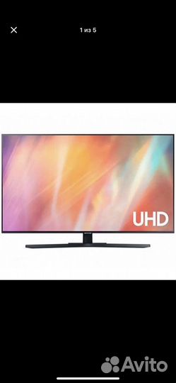 Телевизор 4К 43 дюйма Samsung UE43AU7500U