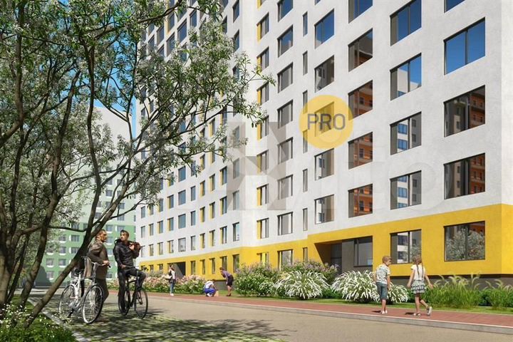 2-к. квартира, 47,7 м², 16/22 эт.